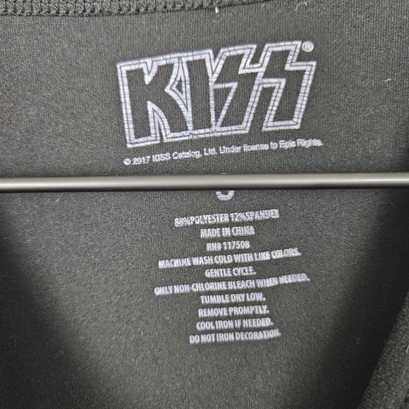 KISS Black Multicolor Bodysuit Small - Picture 6 of 7